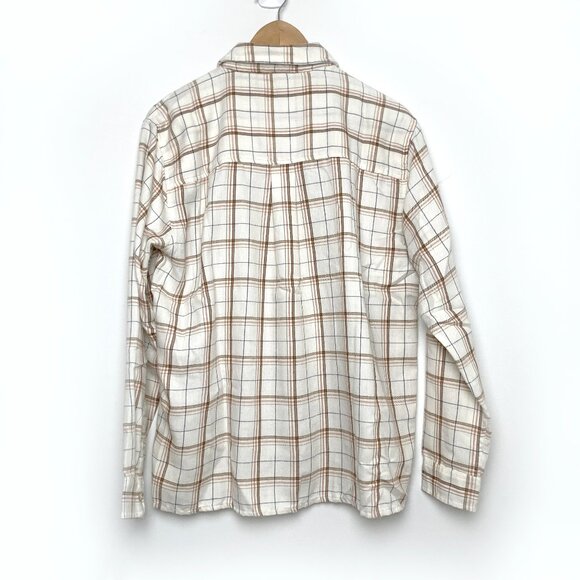 Marmot Boyfriend Flannel Shirt - Cream - Picture 4 of 5